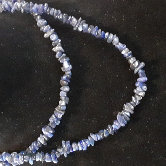 Lapis Lazuli Chip Necklace - Picture 1 of 5